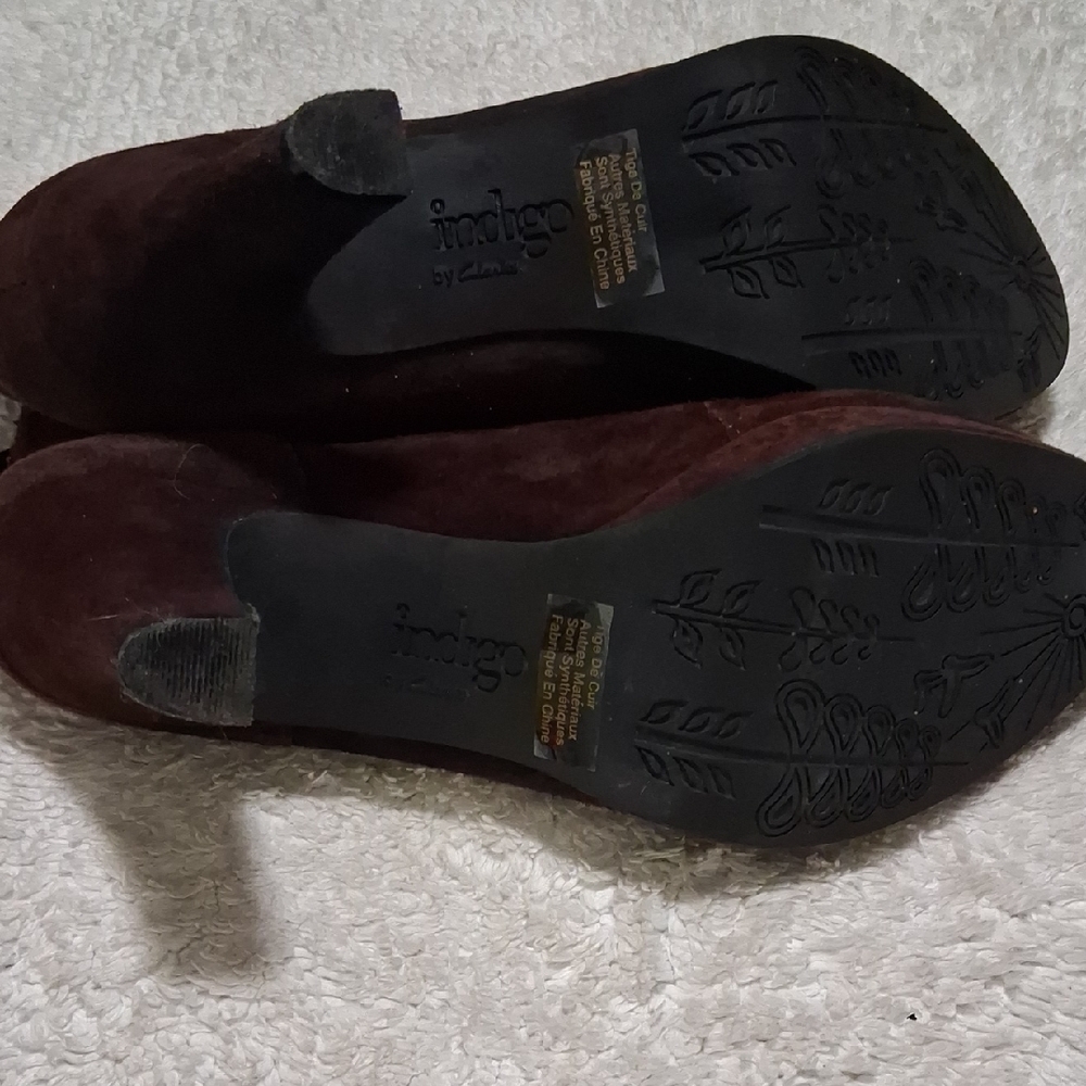 Indigo Dark Brown Heeled Boots - Picture 8 of 8